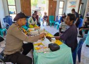 Polsek Ulubongka Gelar Pengobatan Gratis di Desa Pedalaman, 45 Warga Terima Layanan Kesehatan Gratis
