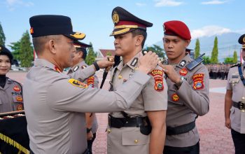 Kapolda Sulteng Tekankan Profesionalisme dan Integritas saat Sertijab PJU dan Kapolres 