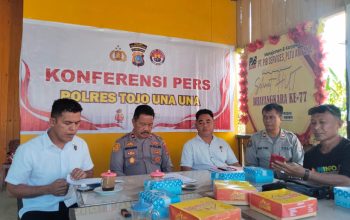 Polisi Berhasil Ungkap Kasus Pencurian di Kantor PKK Touna, 4 Tersangka Diamankan