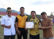 Bupati Ilham Lawidu Pemain Terbaik dan Top Skor di Turnamen Bhayangkara Cup 2026