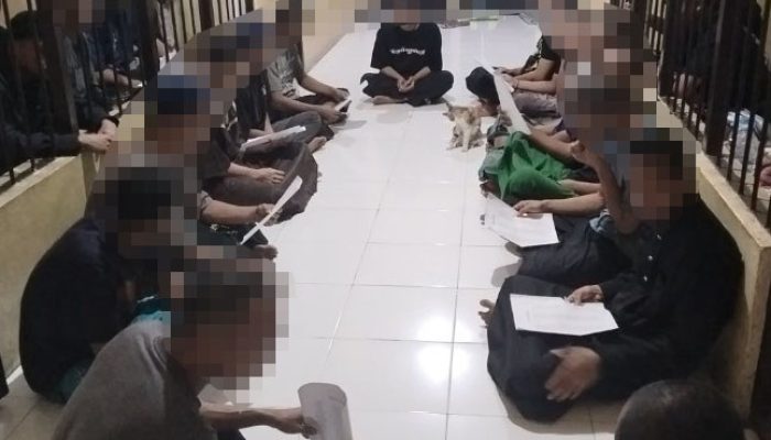 Polres Tojo Una Una Bekali Tahanan dengan Pembinaan Rohani