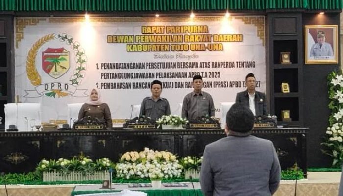 DPRD Touna Gelar Rapat Paripurna Penandatanganan Ranperda APBD 2025 dan KUA-PPAS 2027