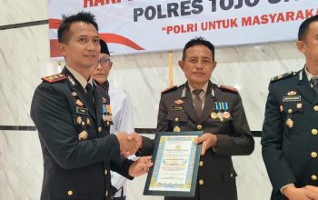 Polsek Ampana Tete Sabet Juara I Kebersihan, Ketahanan Pangan dan Pos Kamling