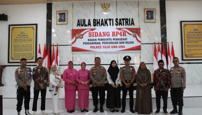 Polres Touna Gelar Sidang BP4R bagi Personel Jelang Nikah