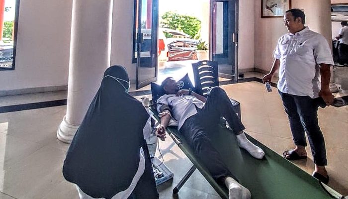 BPKAD Touna Bersama Bank Sulteng Gelar Aksi Donor Darah, Wujud Kepedulian untuk Sesama