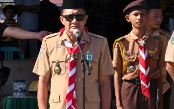 Pimpin Upacara Hari Pramuka ke-65, Bupati Ilham Lawidu Teguhkan Komitmen Cetak Generasi Berkarakter