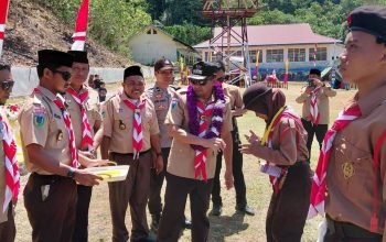 Bupati Ilham Lawidu Sampaikan Penting pada Kemah Kembara Hari Pramuka Nasional ke-65 di Wakep