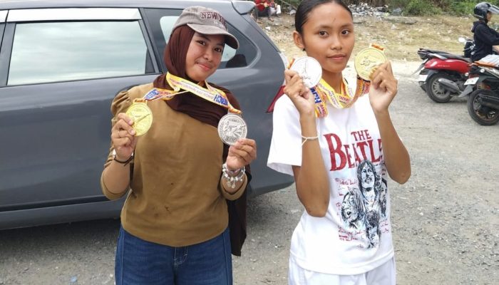 Dua Siswi SMA Negeri 1 Ampana Kota Sukses Raih Medali pada Kejuaraan Daerah Taekwondo BOTACK