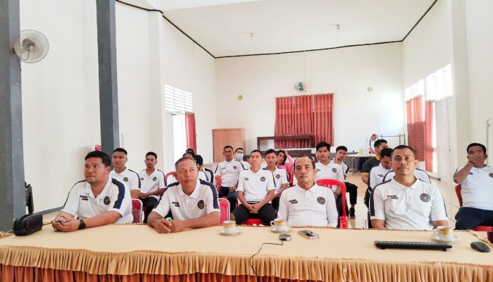 Penguatan Integritas dan Disiplin ASN, Lapas Ampana Ikuti Arahan Inspektur Wilayah III Itjen Kemenimipas