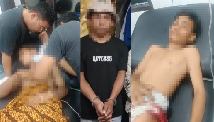 Polsek Wakep Amankan Pelaku Penganiayaan Dua Warga di Dolong B