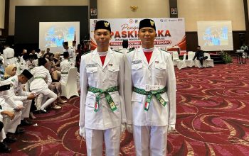 Dua Pelajar Kabupaten Touna Dikukuhkan sebagai Anggota Paskibraka Tingkat Provinsi Sulteng