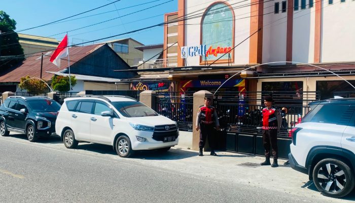 Sat Samapta Polres Touna Patroli Gereja, Pastikan Ibadah Minggu Aman dan Kondusif