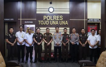 Kapolres Touna Terima Silaturahmi Kajari Baru, Perkuat Sinergi Penegakan Hukum