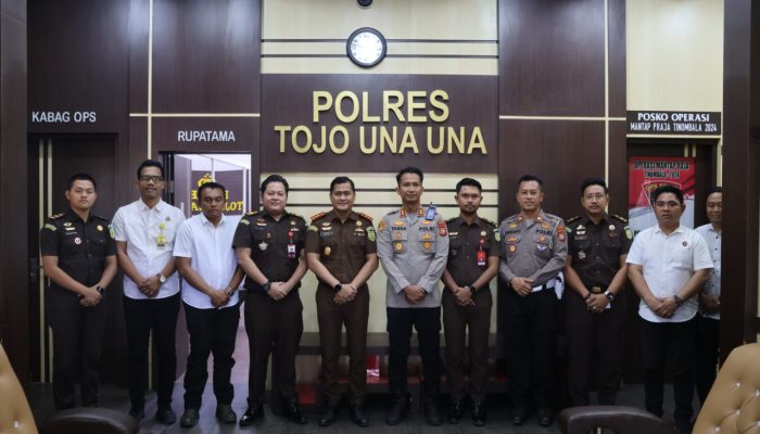 Kapolres Touna Terima Silaturahmi Kajari Baru, Perkuat Sinergi Penegakan Hukum