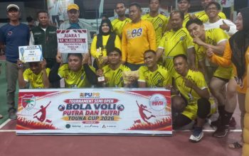 Voli Touna Cup 2026 Resmi Ditutup, Trofi dan Hadiah Diserahkan Wabup Surya