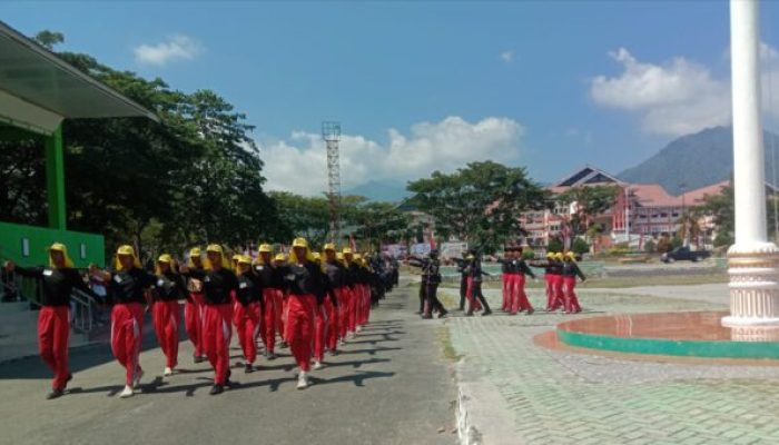 Jelang HUT ke-81 RI, Calon Paskibraka Kabupaten Touna Matangkan Kesiapan Bertugas