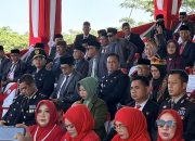 Kalapas Ampana Hadiri Upacara  HUT Ke-81 Kemerdekaan RI di Lapangan Bumi Mas Eks STQ