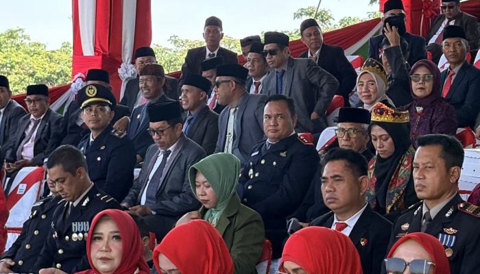 Kalapas Ampana Hadiri Upacara  HUT Ke-81 Kemerdekaan RI di Lapangan Bumi Mas Eks STQ