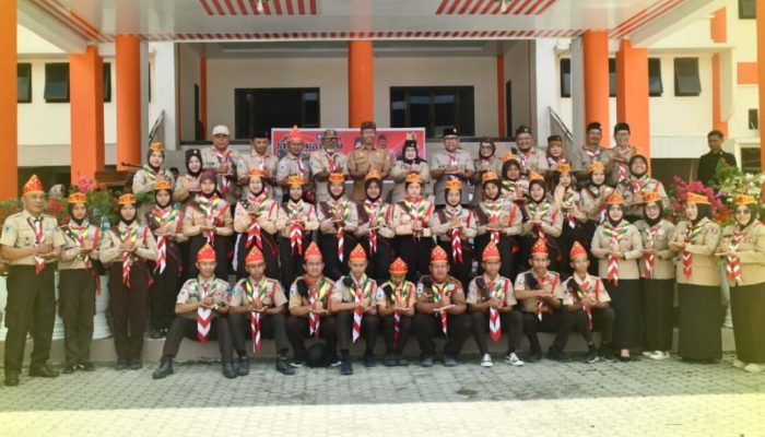 Lepas Kontingen Pramuka Touna Ikuti Jambore Nasional XII 2026, Ini Pesan Wabup Surya