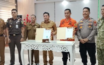 Pemkab Touna Bersama KPP Palu Lakukan Penandatanganan Nota Kesepahaman Penyelenggaraan Pencarian dan Pertolongan