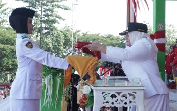Berlangsung Khidmat, Wabup Surya Pimpin Upacara Peringatan Detik-Detik Proklamasi Kemerdekaan Ke-81 RI