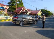 Satlantas Polres Tojo Una-Una Gelar Strong Point Pagi, Tingkatkan Kamseltibcarlantas