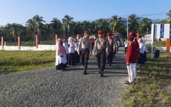 Taruna Bakti Polri Hadir di Sekolah Rakyat Tojo Una-Una, Bangun Karakter Siswa