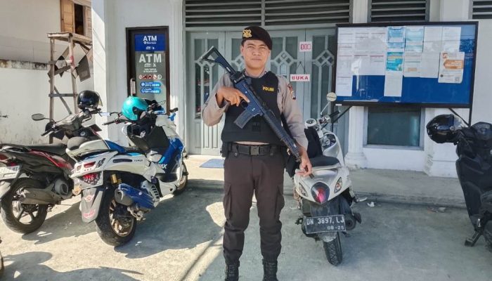 Polres Touna Amankan Objek Vital Perbankan, Nasabah Lebih Aman