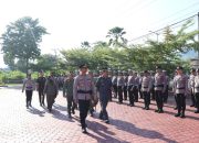 Pimpin Gelar Pasukan Karhutla, Kapolres Touna: Setiap Titik Api Harus Segera Ditindak