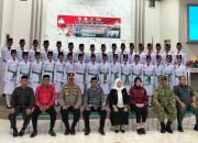 Wakapolres Touna Hadiri Pengukuhan Paskibraka Kabupaten Touna 2026