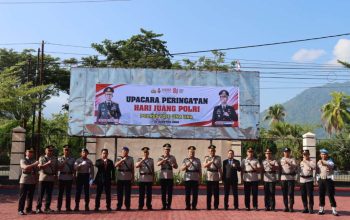 Kapolres Touna Pimpin Upacara Hari Juang Polri 2026, Perkuat Semangat Pengabdian