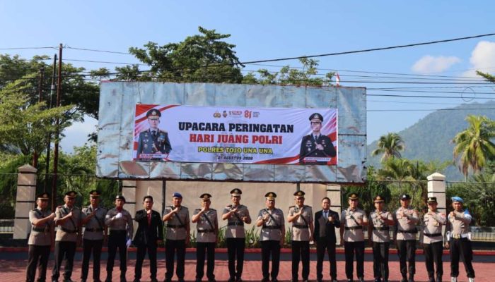 Kapolres Touna Pimpin Upacara Hari Juang Polri 2026, Perkuat Semangat Pengabdian