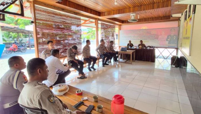 Cegah Kanker Sejak Dini, Polsek Ulubongka Gelar Sosialisasi Bersama YKI