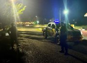 Patroli Blue Light Polres Touna Sambangi Taman dan Pertokoan, Cegah Kejahatan