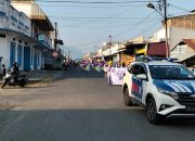 HUT ke-69 SMPN 1 Ampana Kota, Satlantas Polres Touna Kawal dan Atur Lalu Lintas