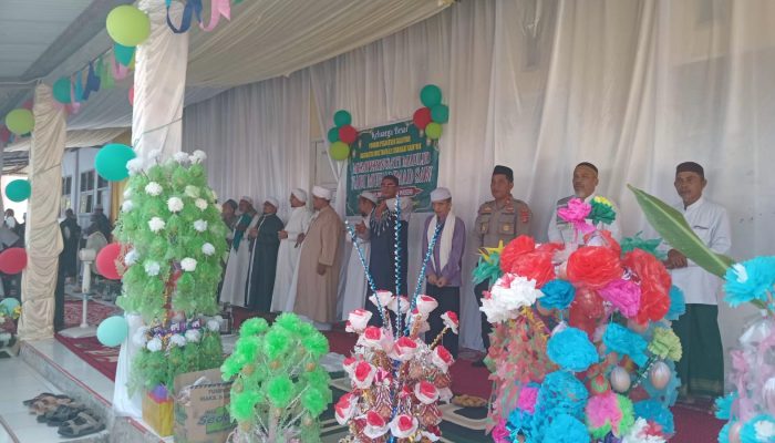 Kasat Binmas Polres Touna Hadiri Maulid Nabi Muhammad SAW di Ponpes Raudhatul Musthafa Lil Khairaat