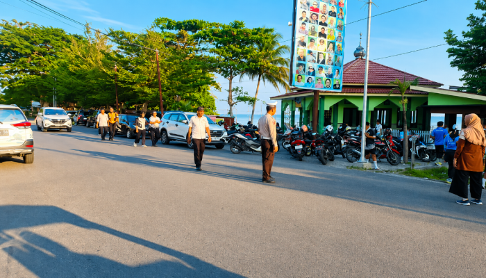 Jalan Pagi Sehat Maimo Molinja Digelar, Satlantas Polres Touna Lakukan Pengamanan