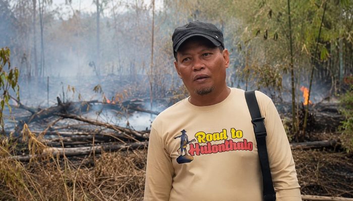 Ketua DPRD Touna Gusnar Suleman Ingatkan Warga Waspadai Karhutla