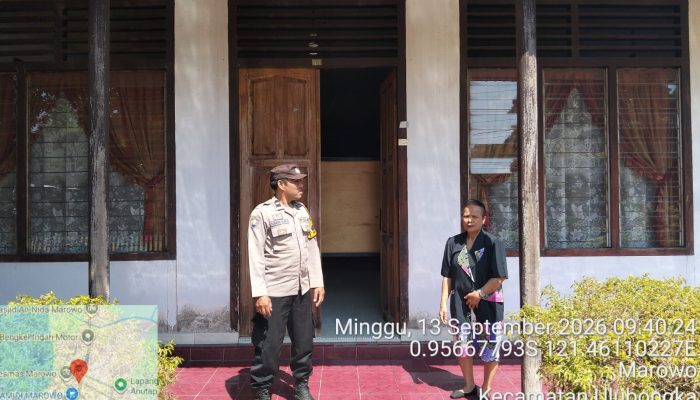 Polres Touna Intensifkan Pengamanan Ibadah Minggu di Sejumlah Gereja