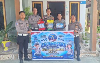 HUT Lalu Lintas ke-71, Satlantas Polres Touna Datangi Purnawirawan: Bukan Sekadar Seremoni