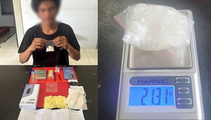 Kembali, Satresnarkoba Polres Touna Tangkap Pemuda Bawa 21,31 Gram Sabu