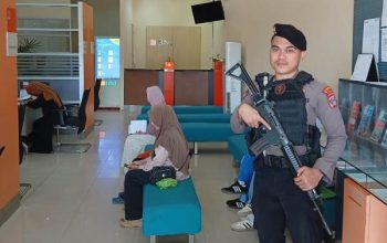 Sat Samapta Polres Touna Tingkatkan Pengamanan Objek Vital, Lima Personel Ditempatkan di Perbankan