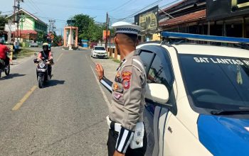 Blue Light Patrol Satlantas Touna Pantau Arus Lalu Lintas