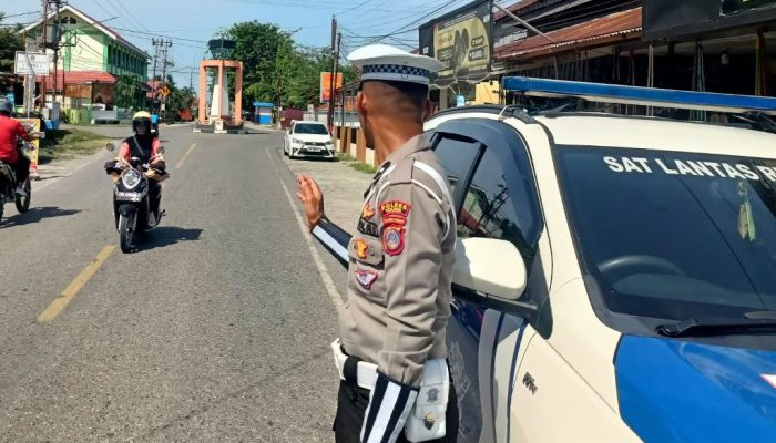 Blue Light Patrol Satlantas Touna Pantau Arus Lalu Lintas