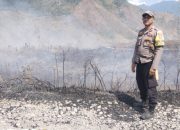 Kapolsek Ampana Tete Ungkap Penanganan Kebakaran Gunung Kalendeng Terkendala Medan Terjal