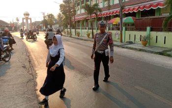 10 Personel Sat Lantas Polres Touna Diterjunkan, Strong Point Pagi Sasar Titik Rawan di Ampana