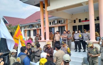 Polres Touna Kawal Aksi Unras KANTAW Bongka hingga RDP Berakhir