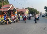 Satlantas Polres Touna Tingkatkan Pengaturan Lalu Lintas Pagi