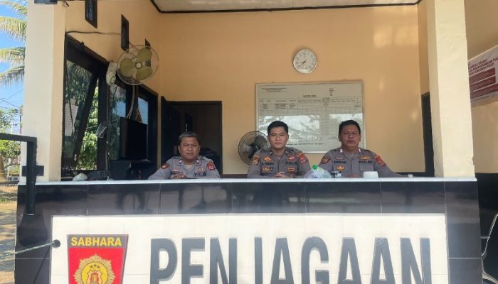 Jaga Mako 24 Jam, Samapta Polres Touna Pastikan Pelayanan Berjalan