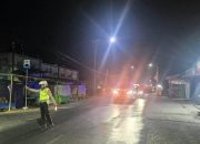Pawai Obor SMK Informatika Ampana Kota Dikawal Satlantas Polres Touna